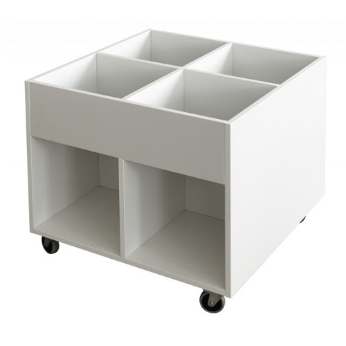 Büchertrog BOX Midi weiß