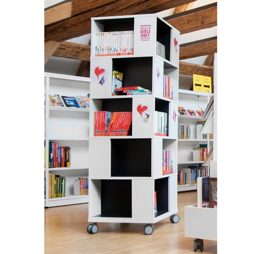 Labyrint Bücherturm schwarz