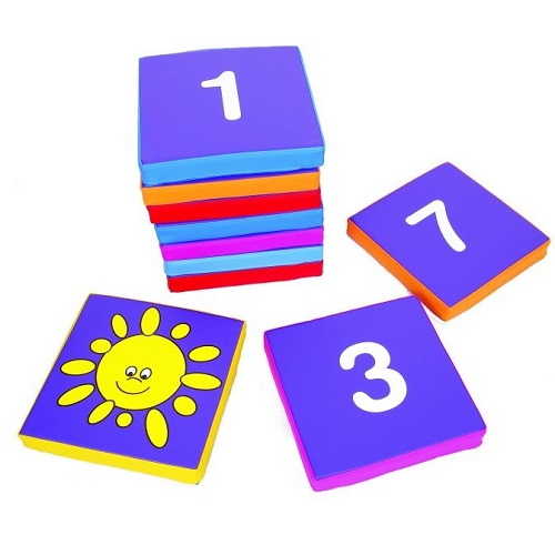 Sitzkissen Ziffernquadrate