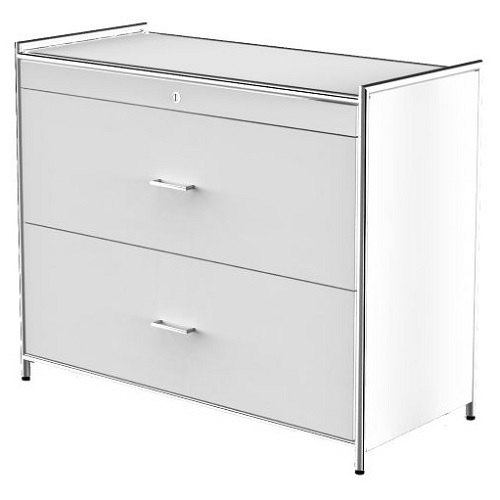 Hängeregistraturschrank weiß