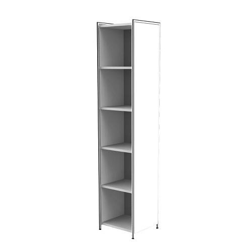 Regal Artline schmal weiß