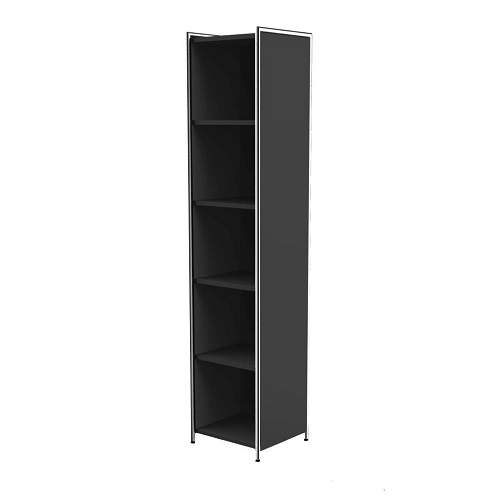 Regal Artline schmal anthrazit